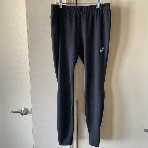 Asics Men’s Running Tights / Black / Size Large - Picture 1 of 5